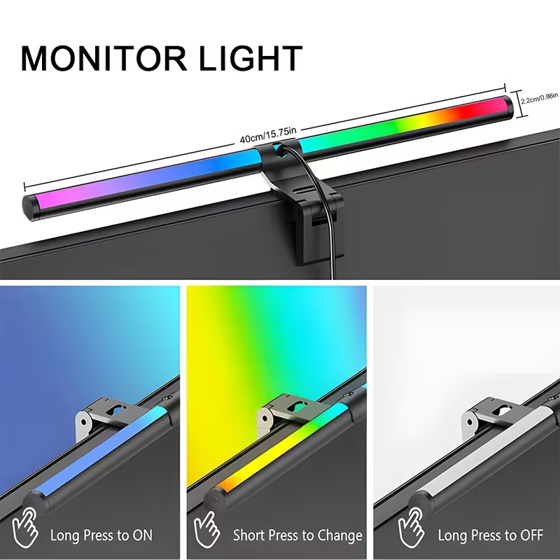 USB Powered LED Monitor Light  - No Rgb Gaming Pc review and price