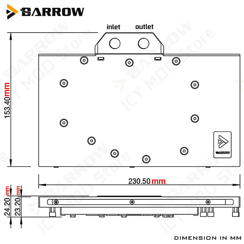 Barrow VGA Water Block for Gig - Pc Gaming Gigabyte review and price