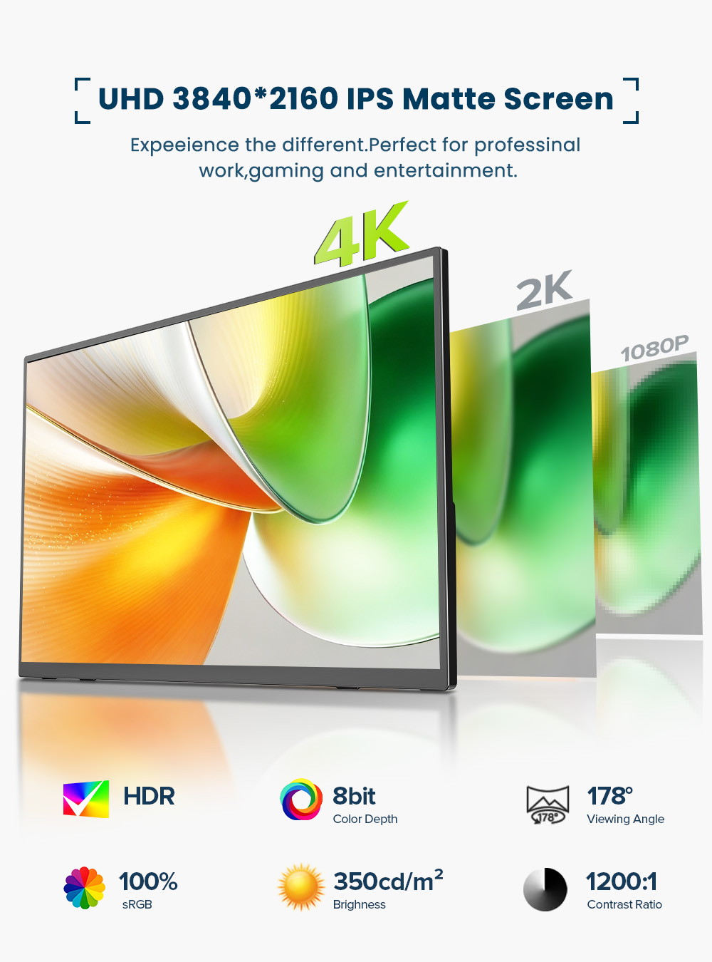 EVICIV 4K Portable Monitor 10- - Pc Gaming Gigabyte review and price
