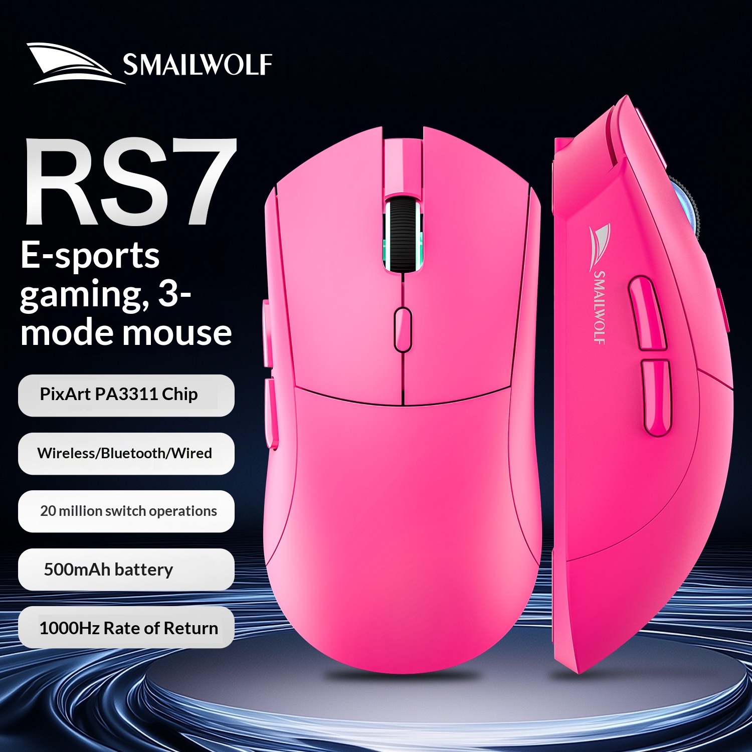 RS7 Wireless Gaming Mouse, PAW - Pc Gaming Gigabyte review and price